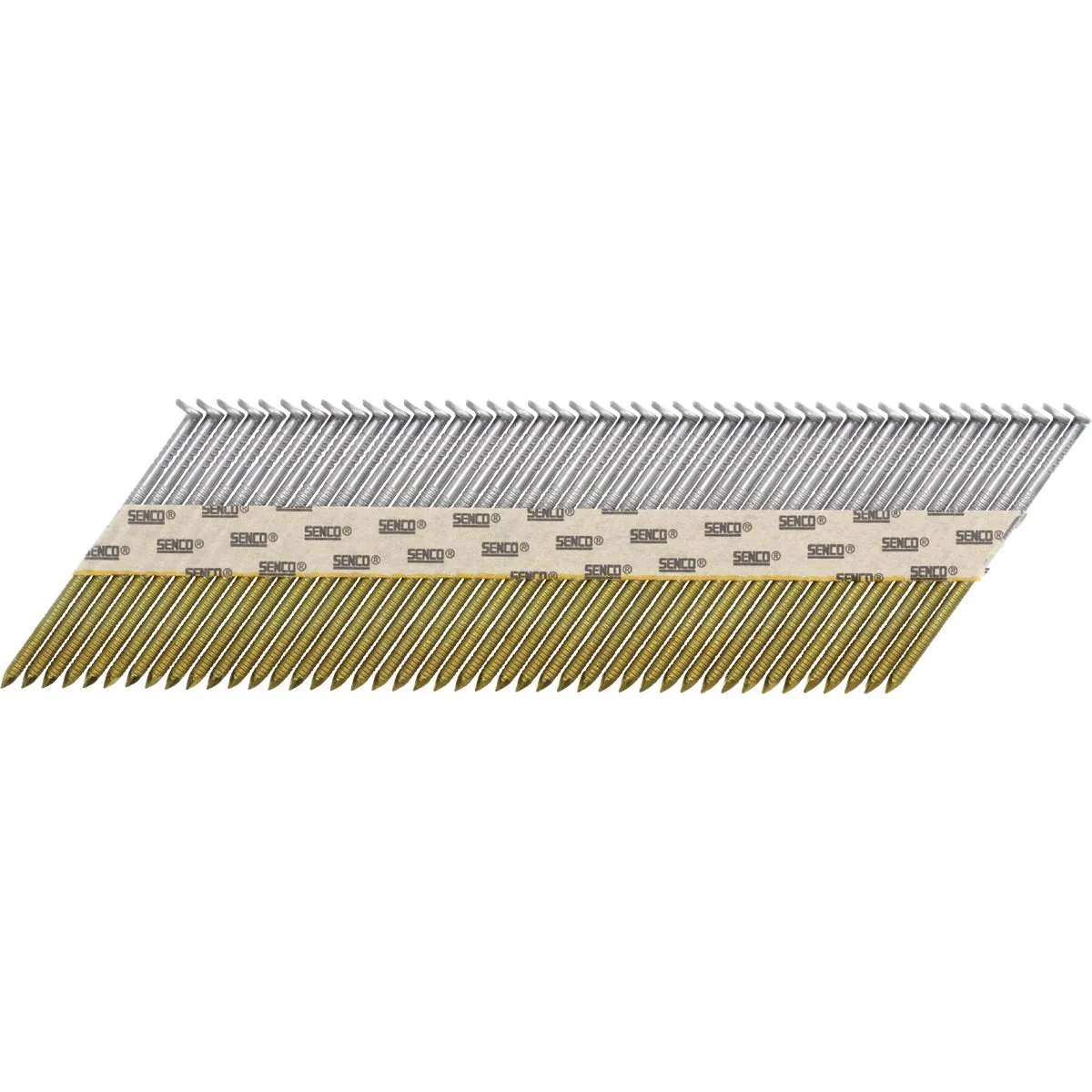 Stylish Senco ProHead 34 Degree Paper Tape Bright Ring Shank Clipped Head Framing Stick Nail 2-3 8 In. x .113 In. 2500 Ct. Long-Lasting