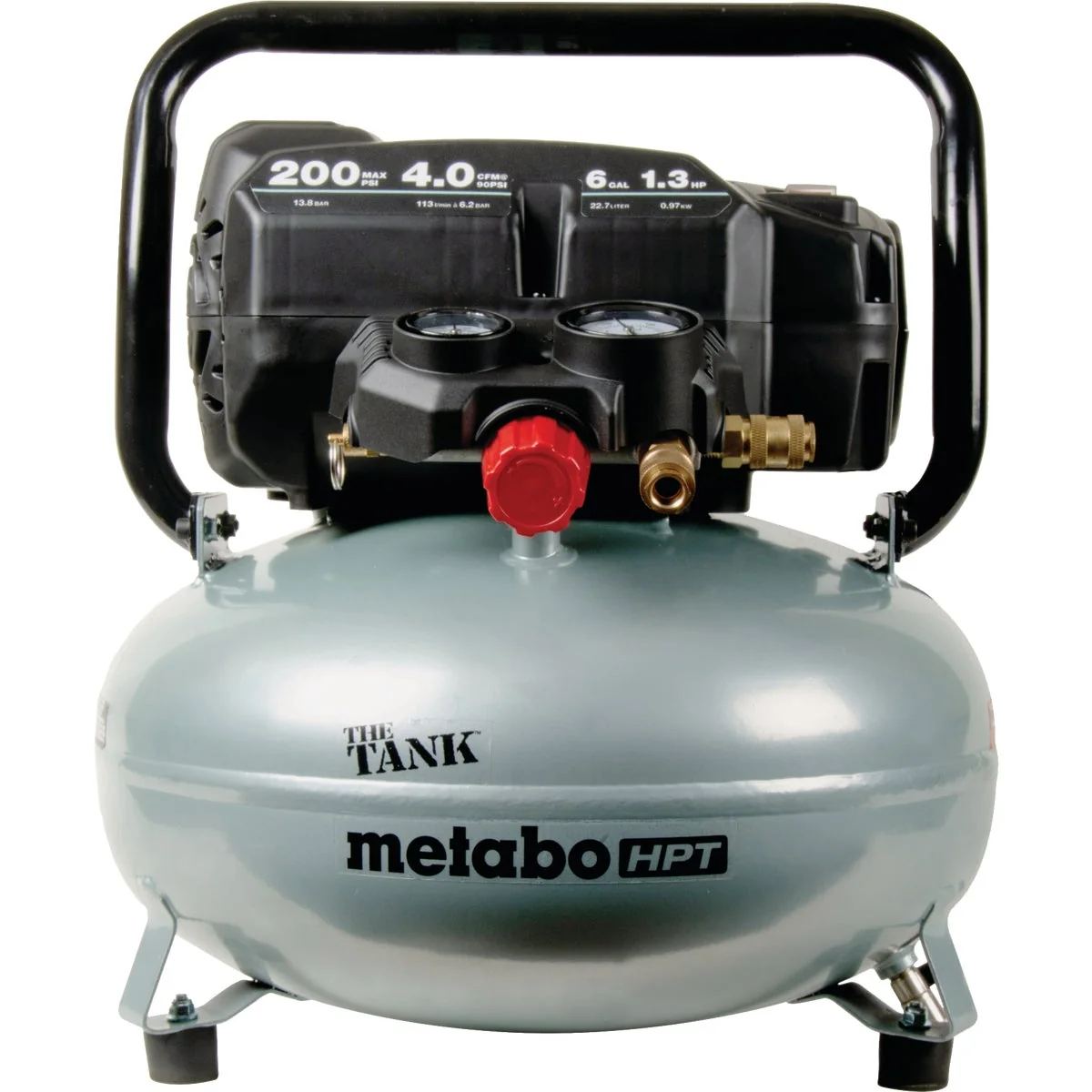 Optimized Metabo HPT The Tank 6 Gal. 200 psi Pancake Air Compressor Relaxed