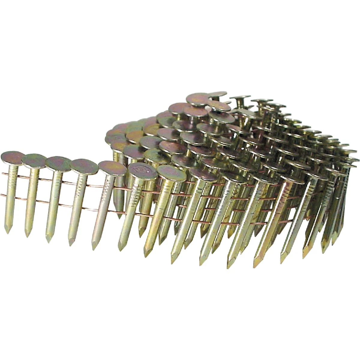 Solid Grip-Rite 15 Degree Wire Weld Electrogalvanized Coil Roofing Nail in Resealable Belt-Clip Box 1-1 4 In. 600 Ct. Reliable