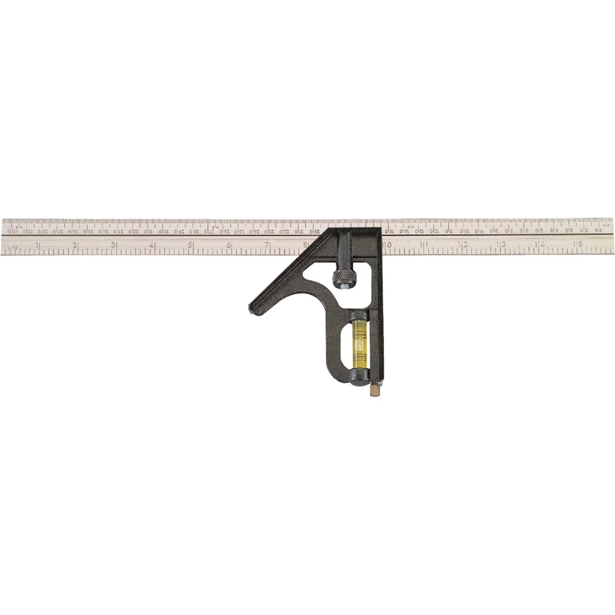 Classic Johnson Level 16 In. English Metric Professional Combination Square Reliable