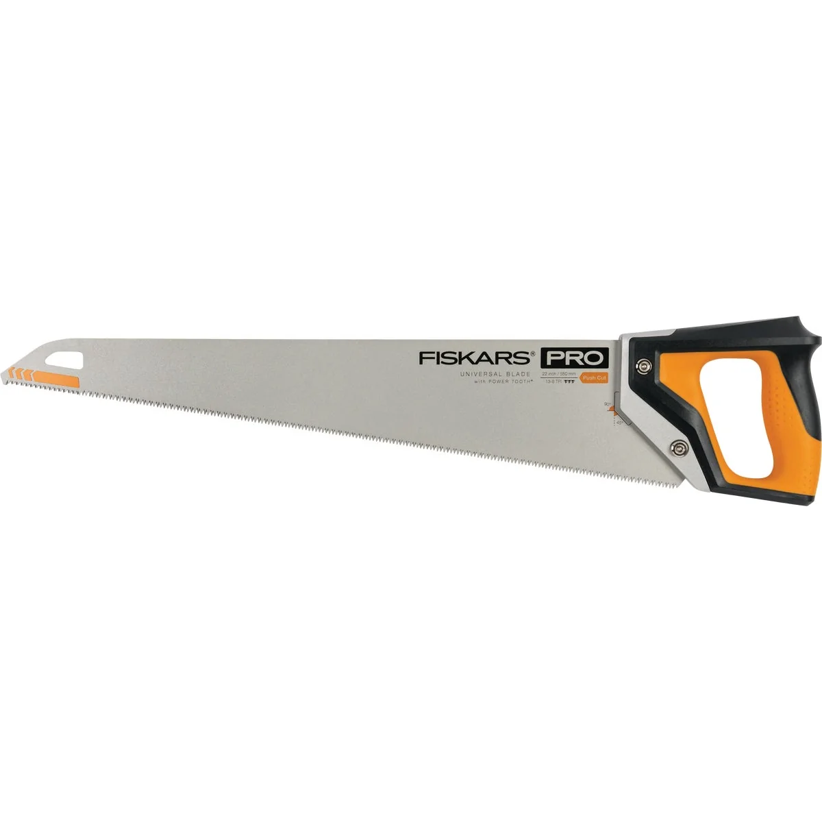 Stylish Fiskars Pro POWER TOOTH 22 In. L Blade Metal Handle Hand Saw with Sheath Modern