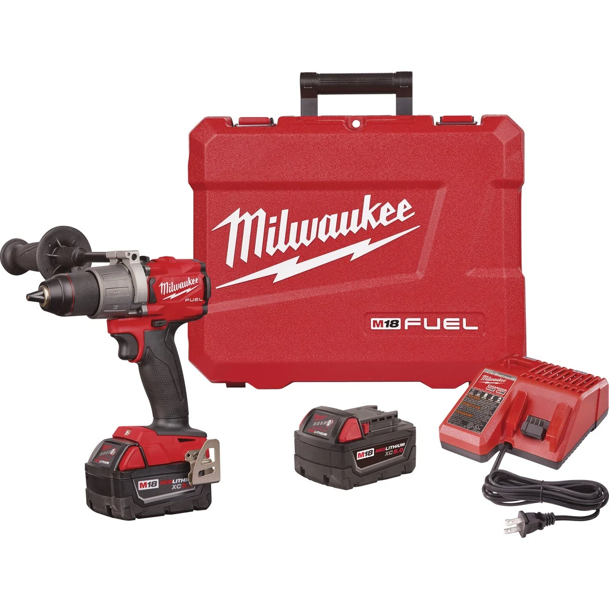 Trendy Milwaukee M18 FUEL 18 Volt XC Lithium-Ion Brushless 1 2 In. Cordless Drill Kit Prestigious