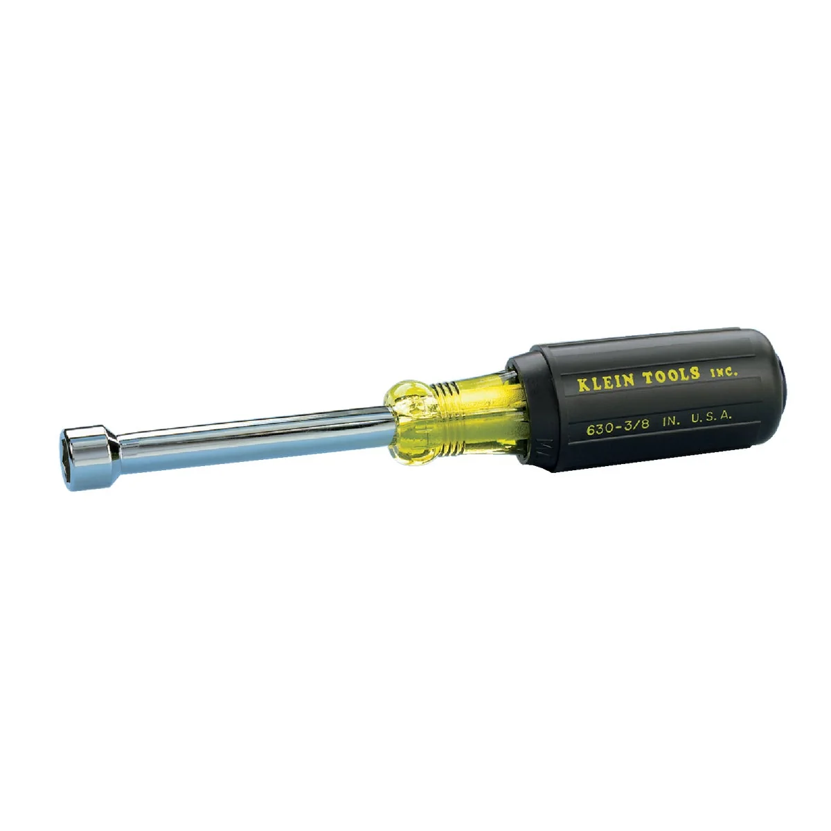 High-Grade Klein Standard 9 16 In. Nut Driver with 4 In. Hollow Shank Relaxed