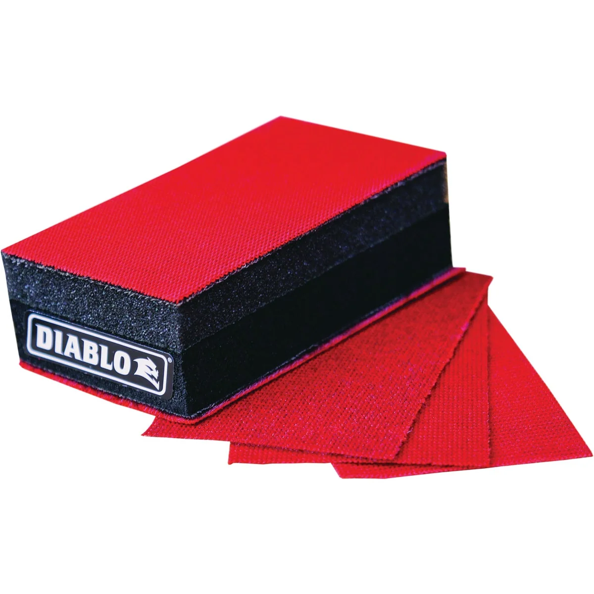 Easy-to-Use Diablo 9 In. Reusable Sanding Block Kit with Assorted SandNET Sheets Advanced