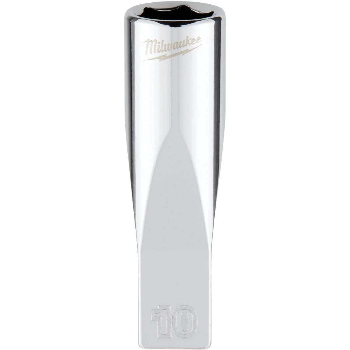 Natural Milwaukee 1 4 In. Drive 10 mm 6-Point Deep Metric Socket with FOUR FLAT Sides Sustainable
