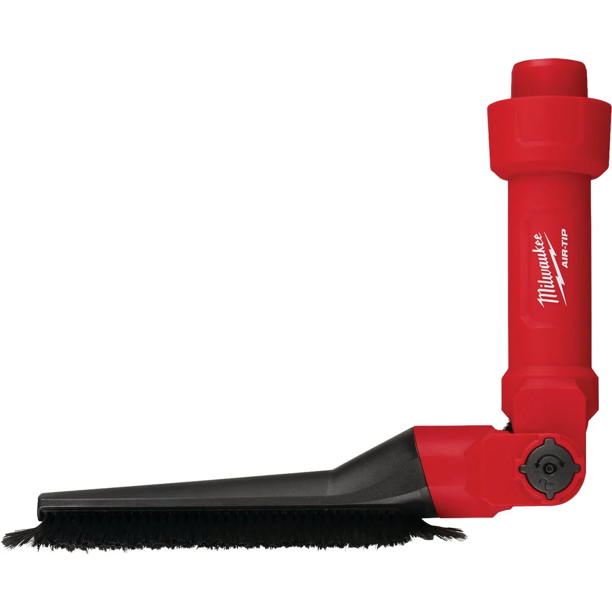 Authentic Milwaukee AIR-TIP 1-1 4 In. – 2-1 2 In. Red Plastic Low-Profile Pivoting Vacuum Brush Flexible