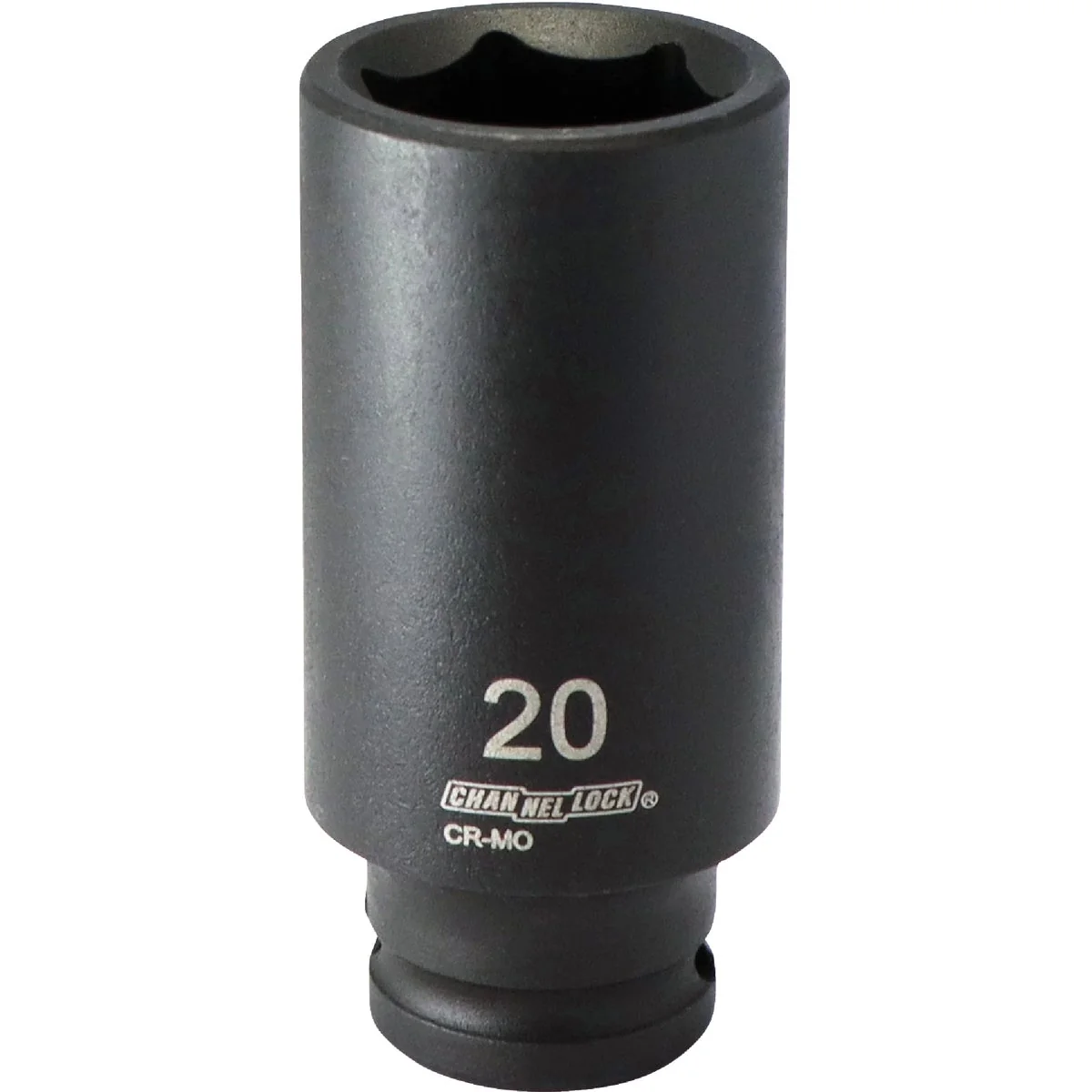 Contemporary Channellock 3 8 In. Drive 20 mm 6-Point Deep Metric Impact Socket Original Design