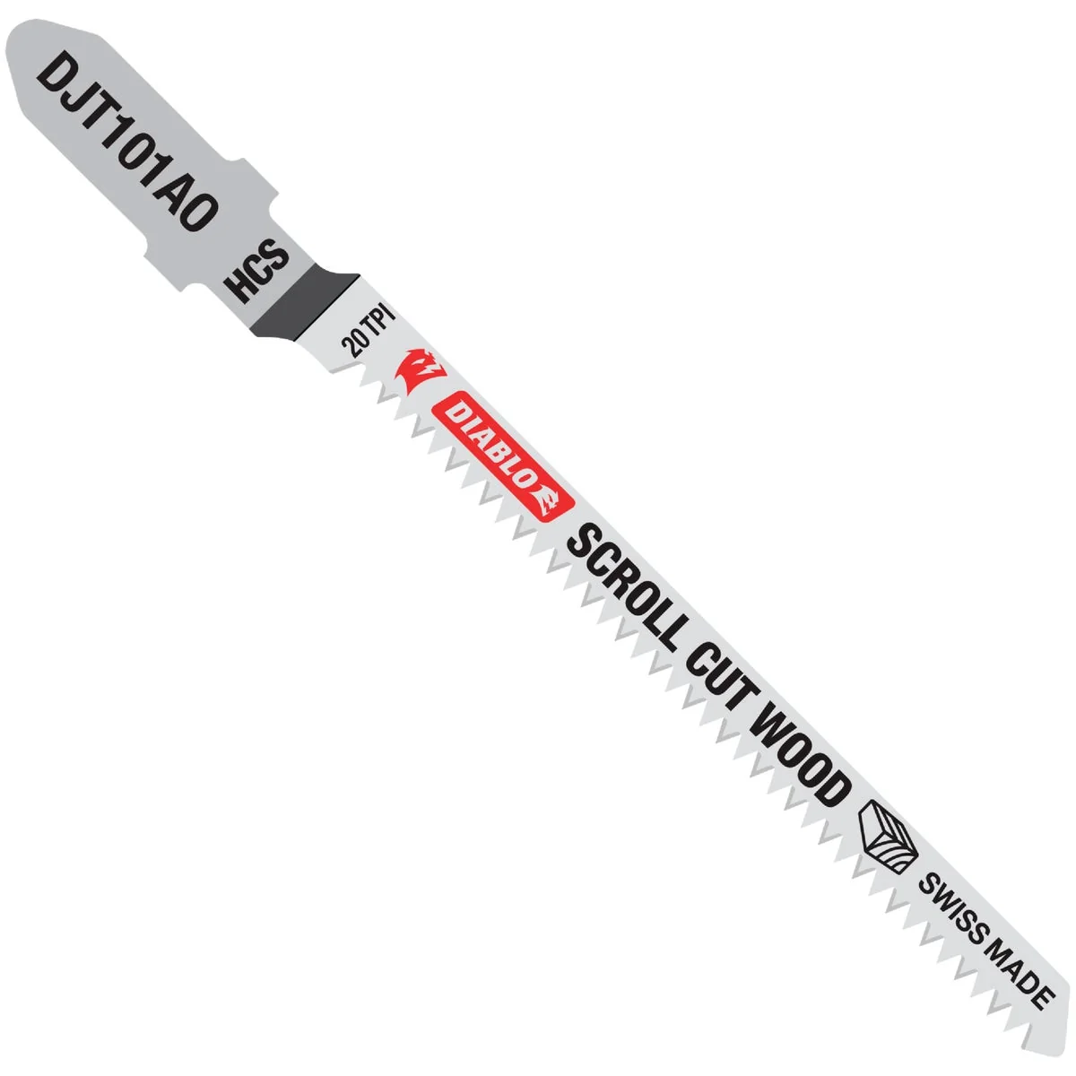 Artisan Diablo T-Shank 3-1 4 In. x 20 TPI High Carbon Steel Jig Saw Blade for Scroll Cuts in Wood 5-Pack Refined