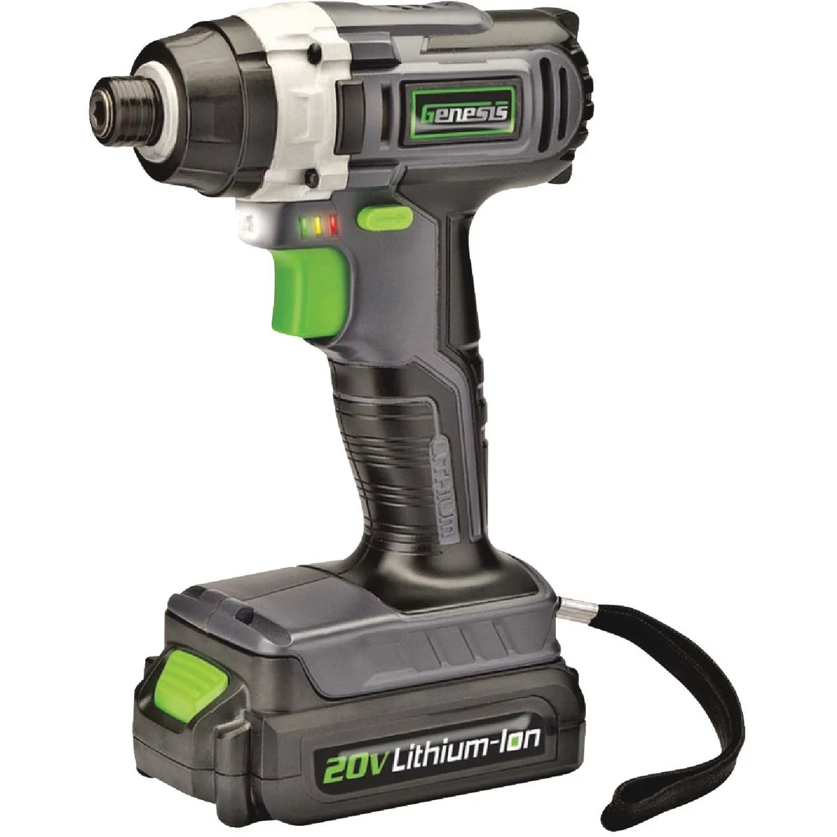 Selected Genesis 20V Lithium-Ion 1 4 In. Hex Cordless Impact Driver Kit Breathable