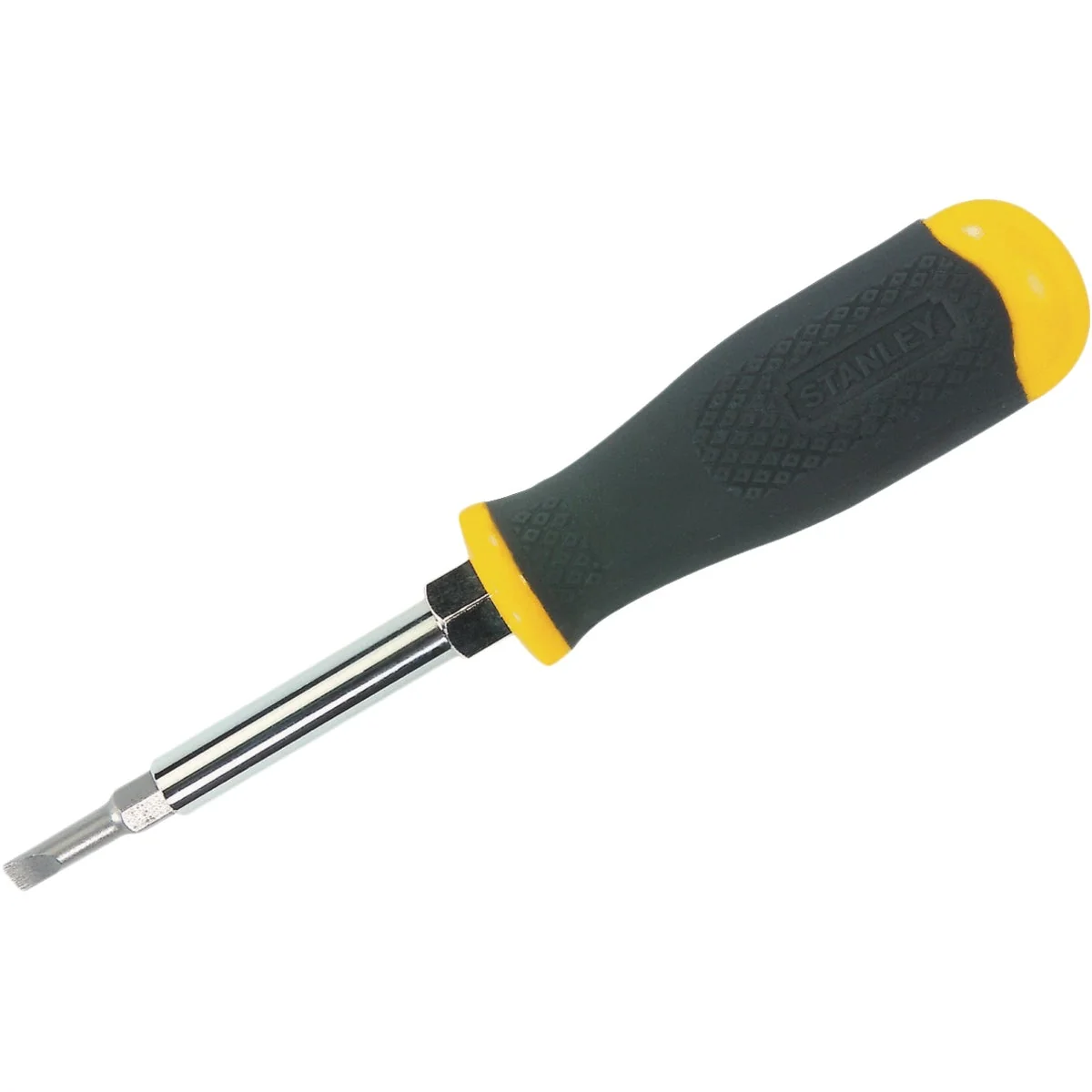 Versatile Stanley 6-in-1 Multi-Bit Screwdriver Green