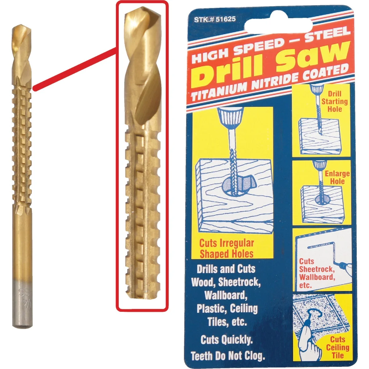 Optimized Way Tools 3-5 8 In. Titanium Drill Bit Premium Material