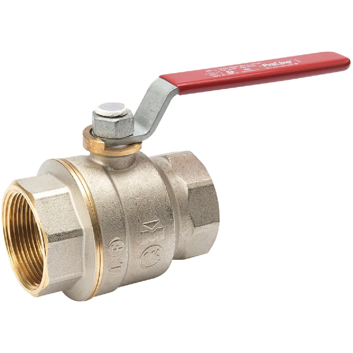 Crafted ProLine 1-1 2 In. FIP Forged Brass Full Port Ball Valve Outstanding