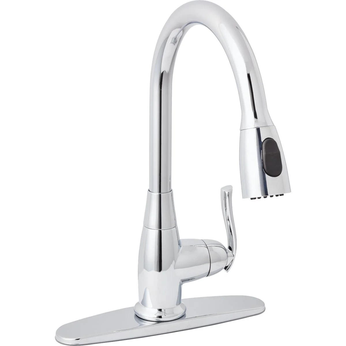 Top-Quality Home Impressions Single Handle Lever Pull-Down Kitchen Faucet Chrome Flexible