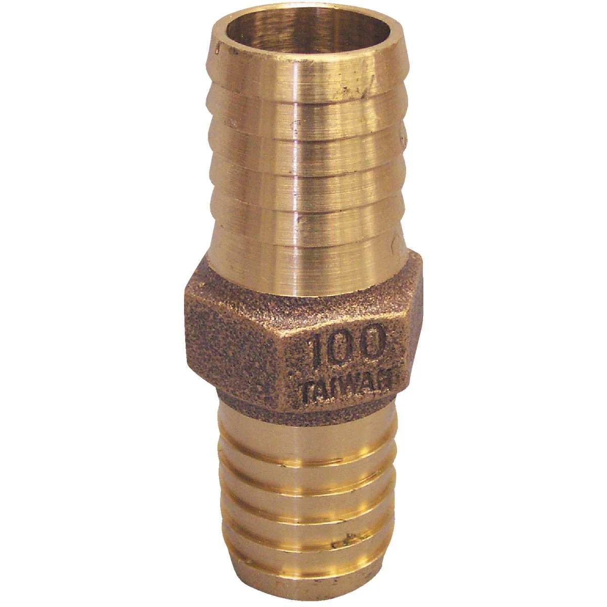 Relaxed Merrill 3 4 In. x 1 In. Low Lead Brass Hose Barb Insert Coupling Selected