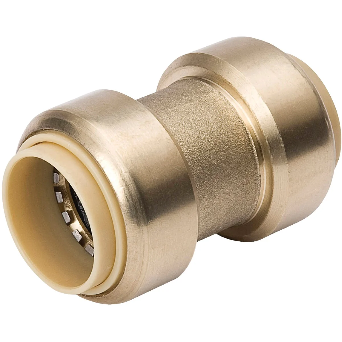 Eco-Friendly ProLine 1 2 In. x 1 2 In. Brass Push Fit Coupling Effective