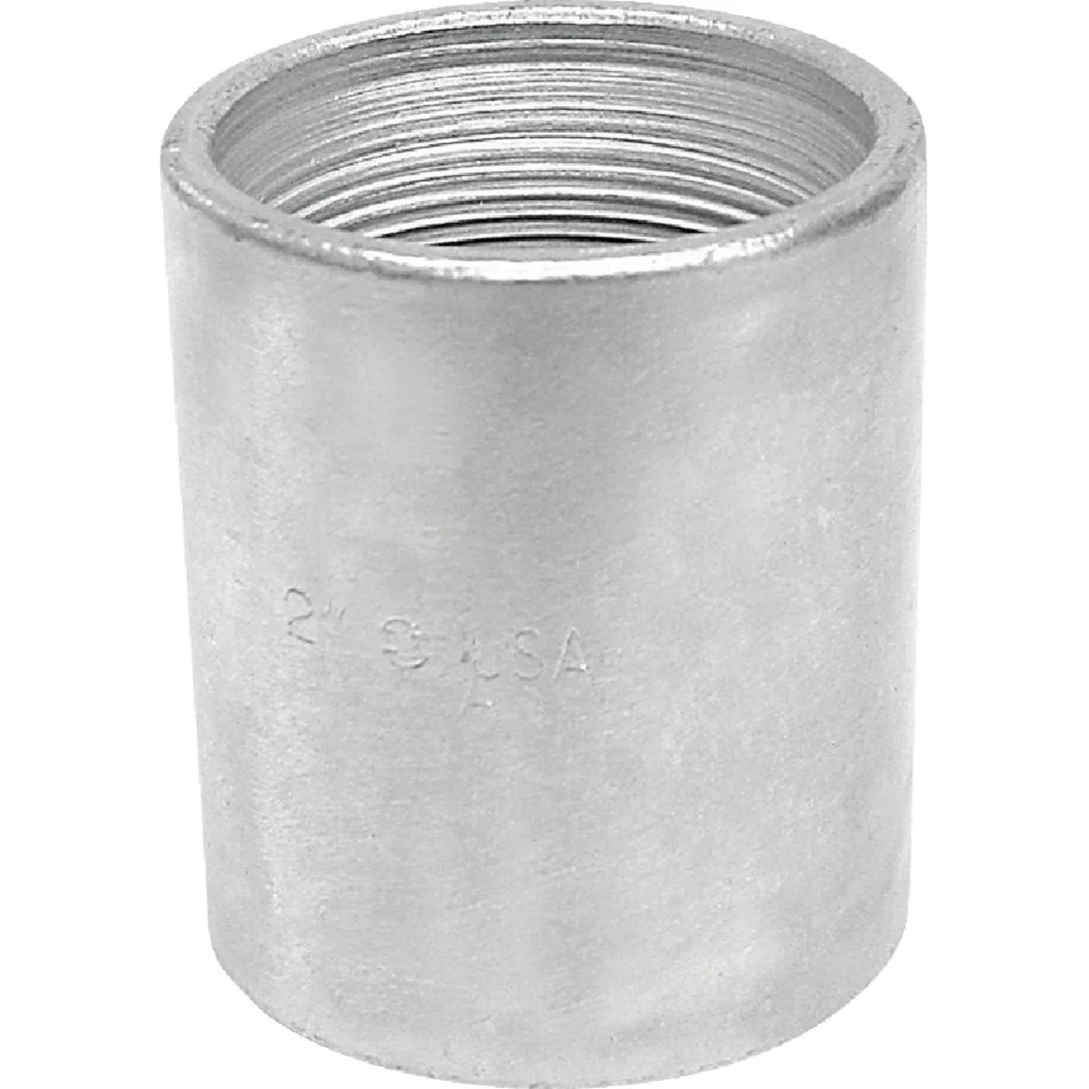 Solid Southland 1 In. x 1 In. FPT Standard Merchant Galvanized Coupling Excellent