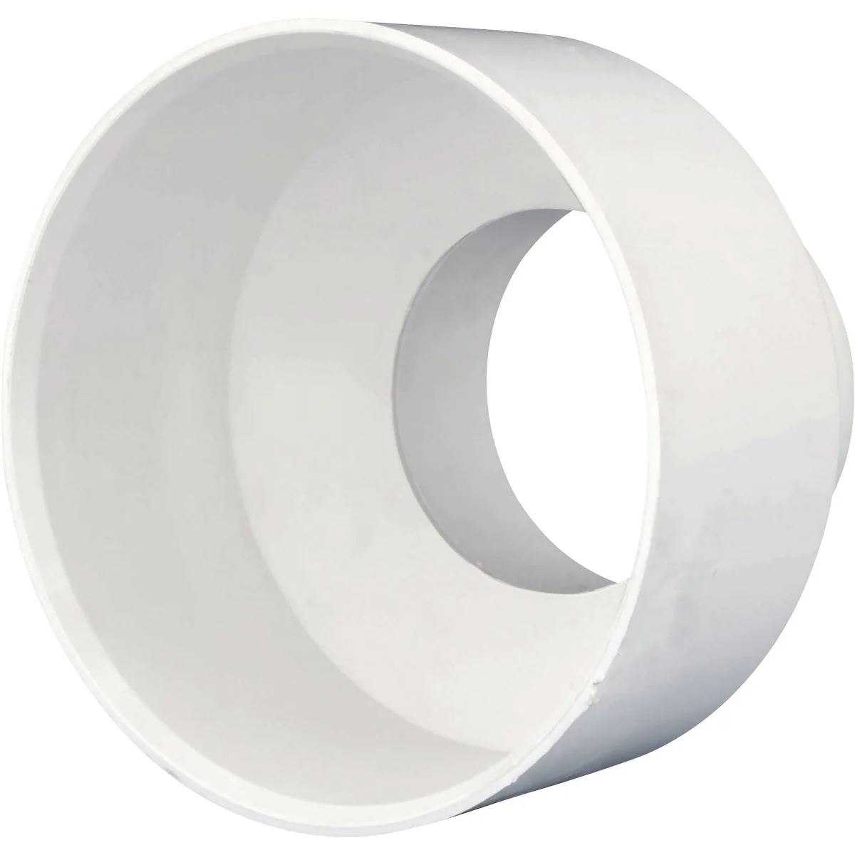 Crafted Charlotte Pipe 4 In. Sch 40 Hub x 3 In. Sch 30 Hub DWV 600 Series PVC Coupling Traditional
