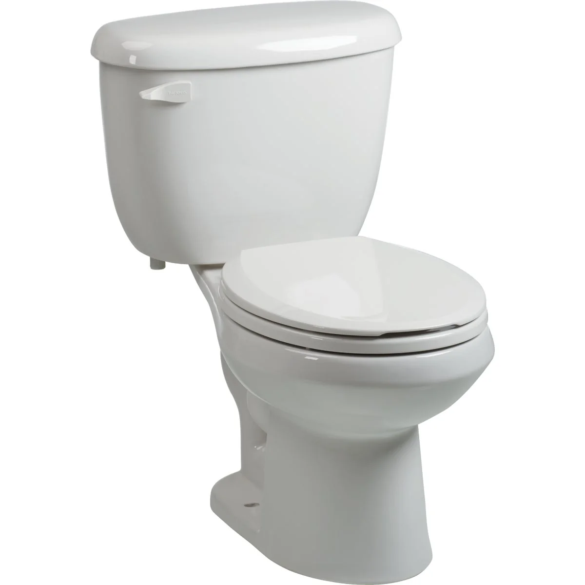 Convenient Briggs White Round Bowl 1.28 GPF Toilet Express Professional