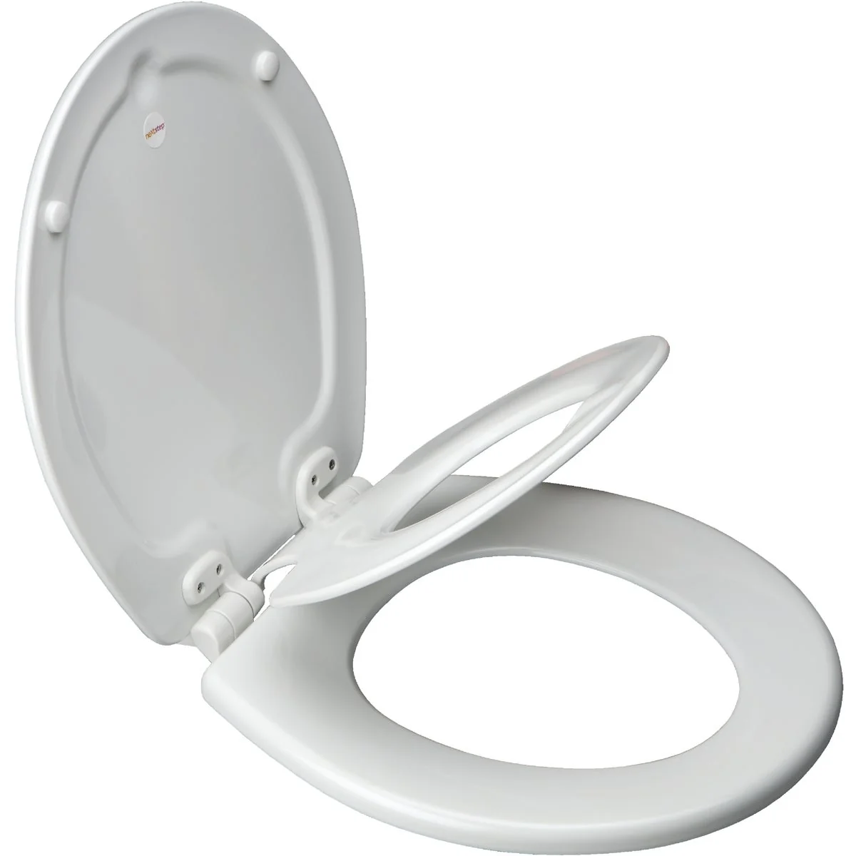 Next-Generation Mayfair NextStep2 Round Closed WhisperClose White Enameled Wood Toilet Seat Fine