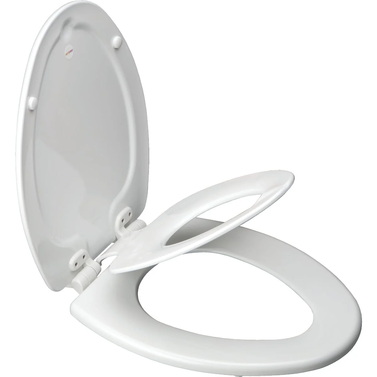 Responsible Mayfair NextStep2 Elongated Closed WhisperClose White Enameled Wood Toilet Seat Expertly Made