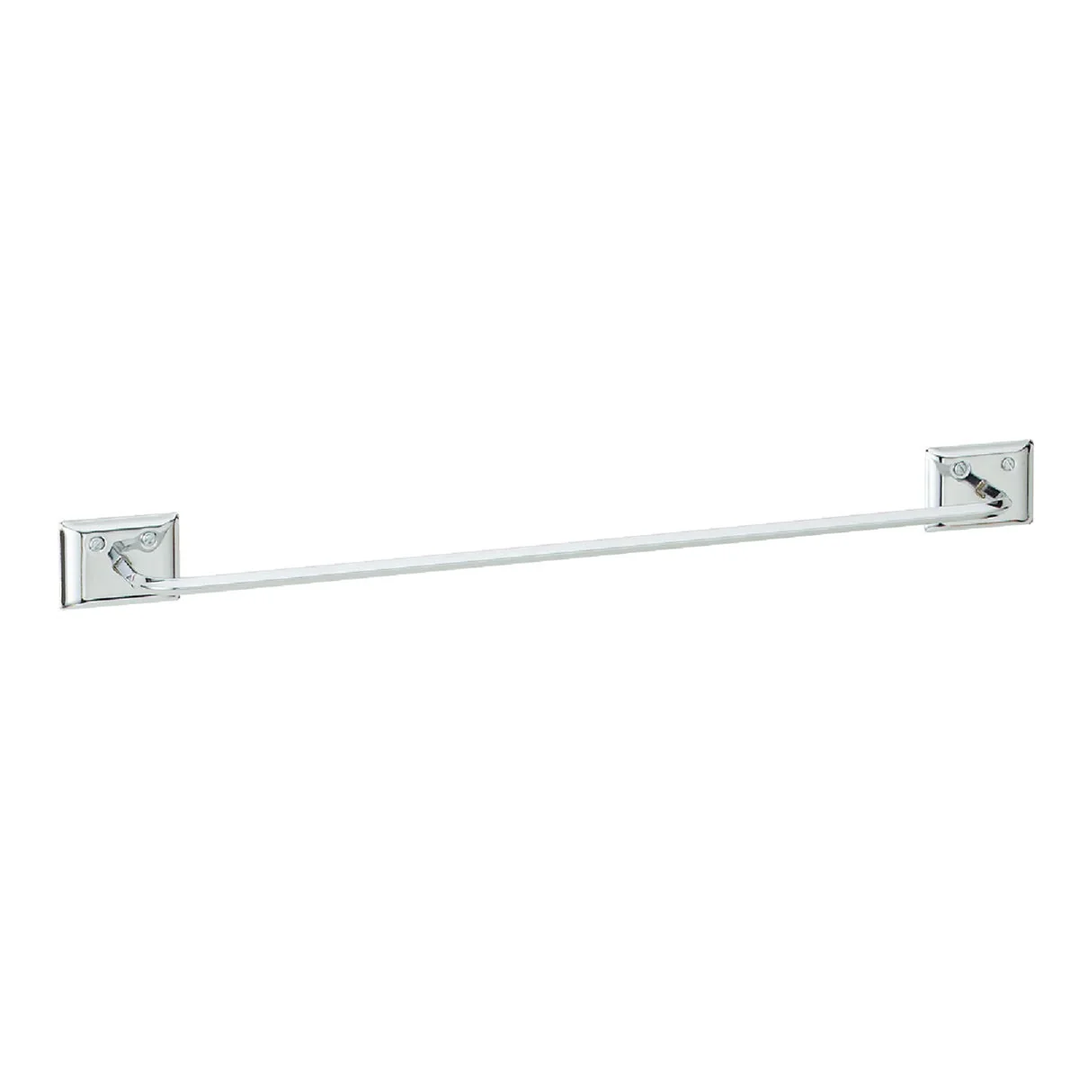 Selected Decko Diamond Bar Design 18 In. Chrome Towel Bar Verified