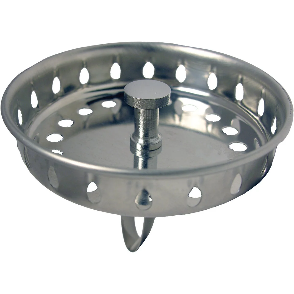 Original Lasco 3-1 8 In. Chrome Pronged Basket Strainer Stopper Smooth