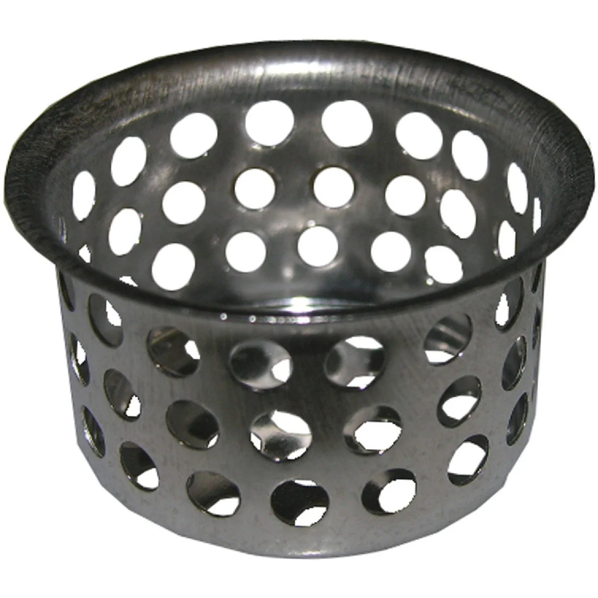 Efficient Lasco 1-1 2 In. Chrome Removable Kitchen Strainer Cup Clean