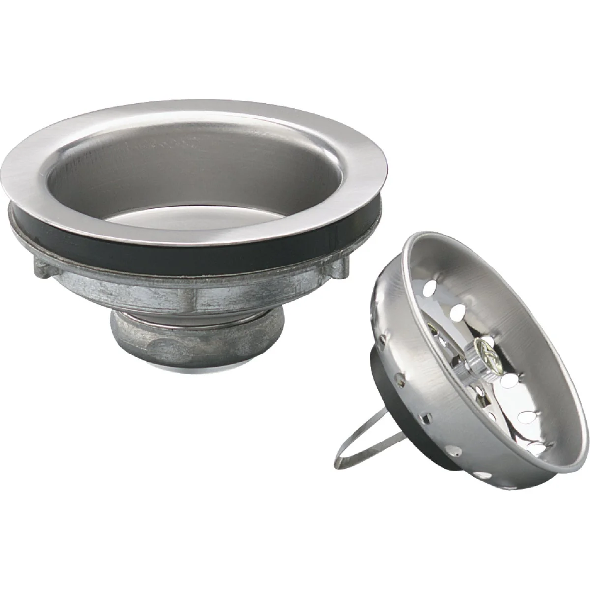 Refined Keeney Champion 3-1 2 In. Stainless Steel Basket Strainer Assembly Secure