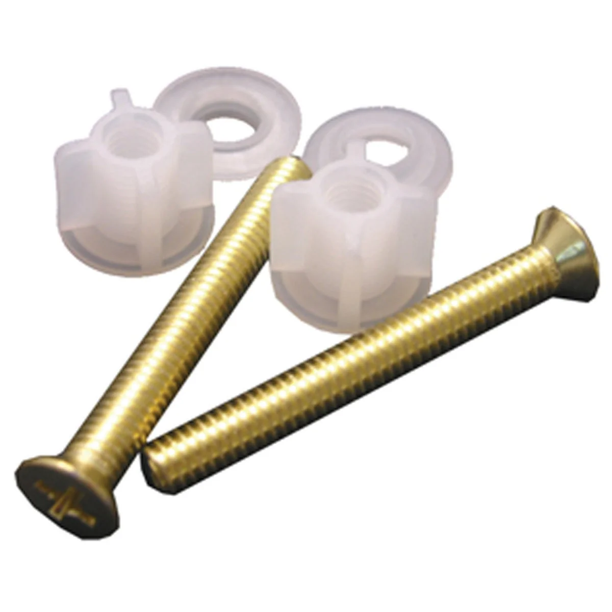 Casual Lasco 3 8 x 2-1 2 Polished Brass Metal Toilet Seat Bolt Includes Nuts and Washers Smooth