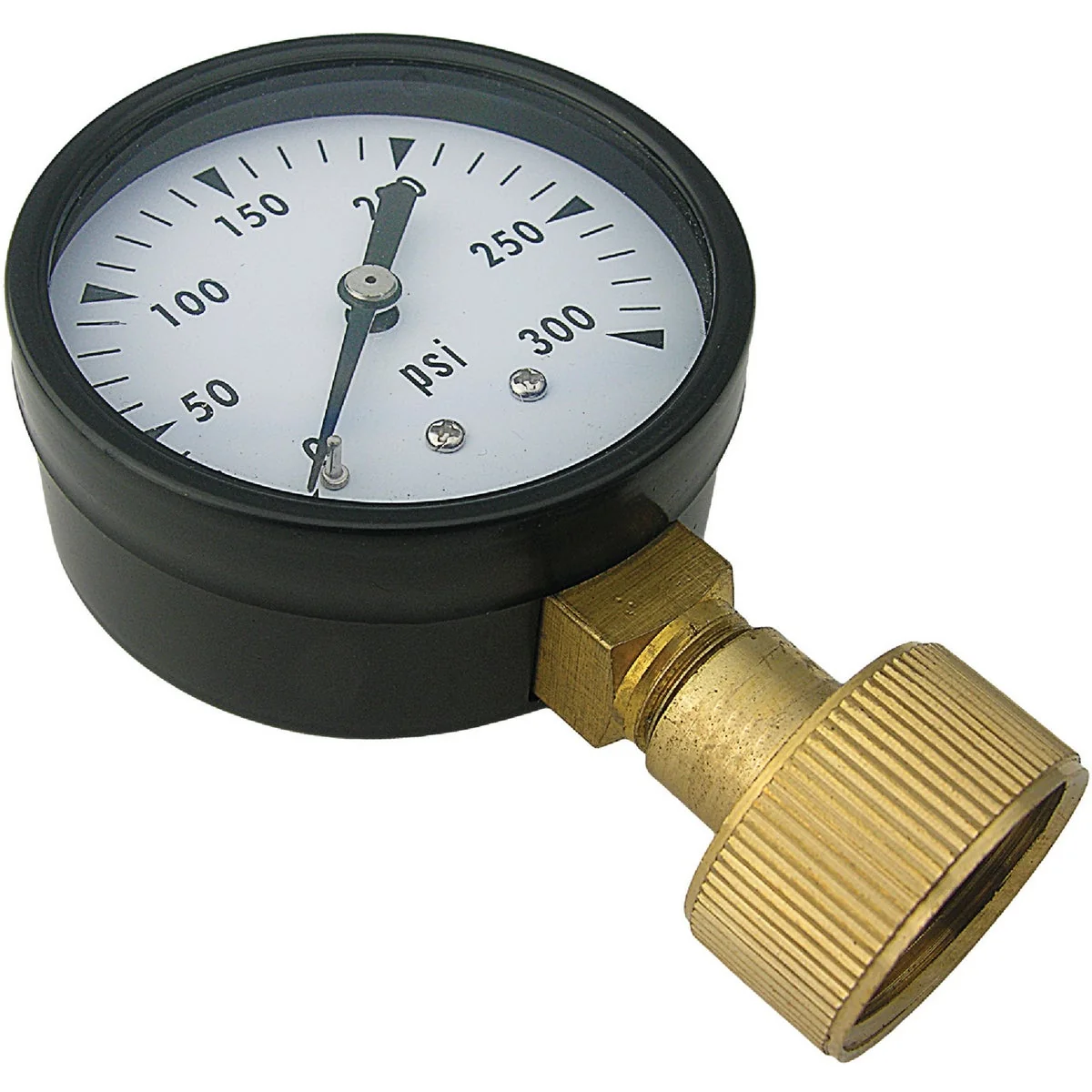 Environmentally Friendly Lasco 3 4 In. x 2-1 2 In. 300 psi Pressure Gauge Clean