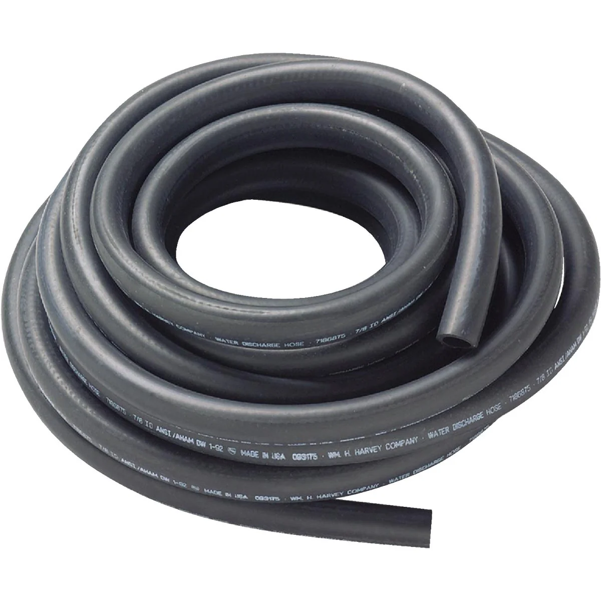 Casual Harvey 7 8 In. x 50 Ft. Reinforced Coil Dishwasher Drain Hose Eco-Friendly