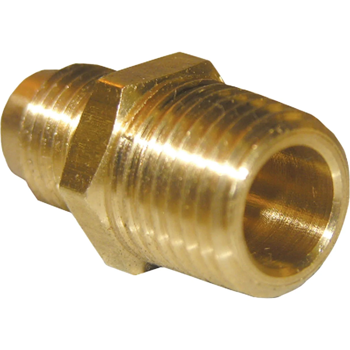 Lightweight Lasco 1 4 In. M x 1 4 In. MPT Brass Flare Adapter Carefully Designed
