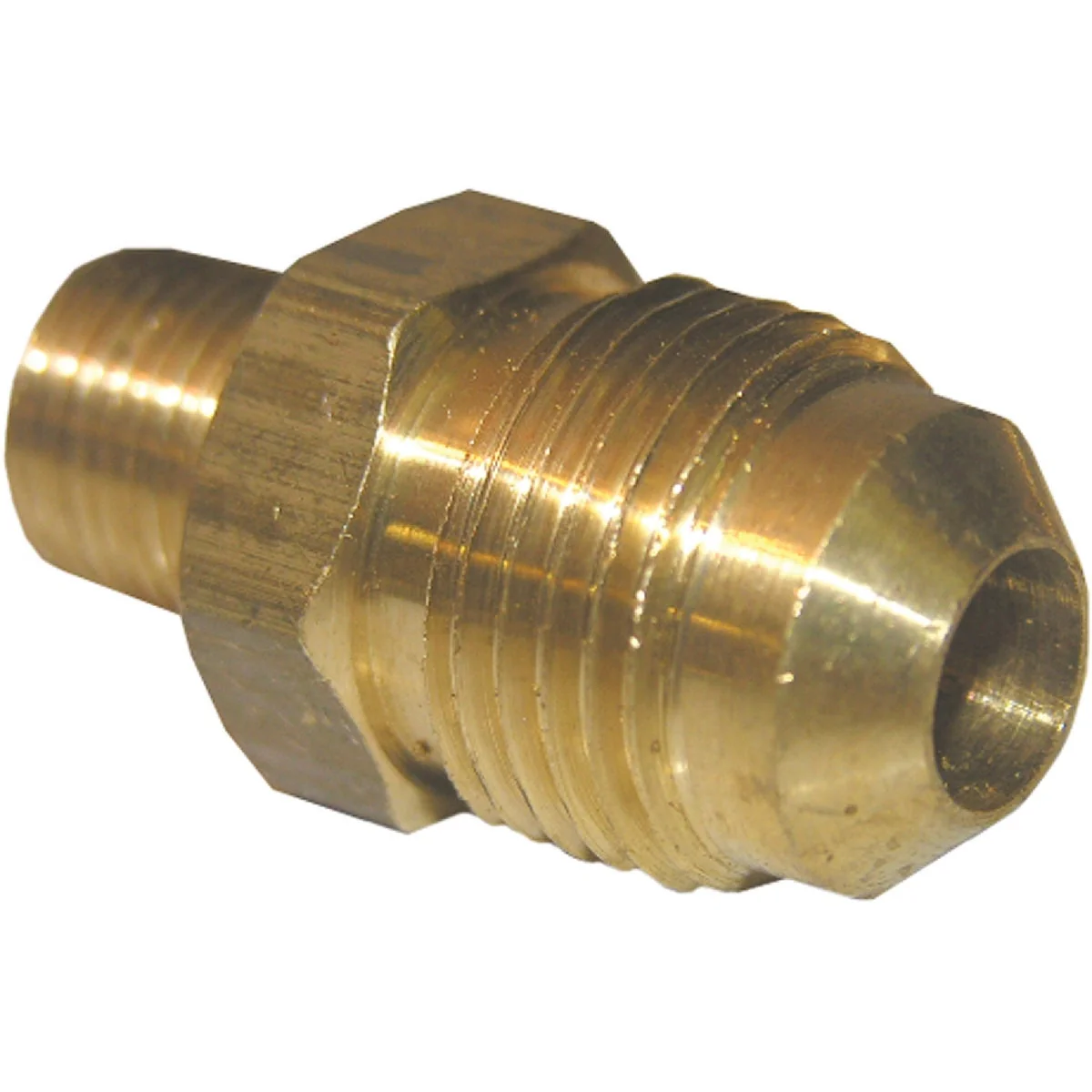 Clean Lasco 3 8 In. M x 1 8 In. MPT Brass Flare Adapter Exclusive
