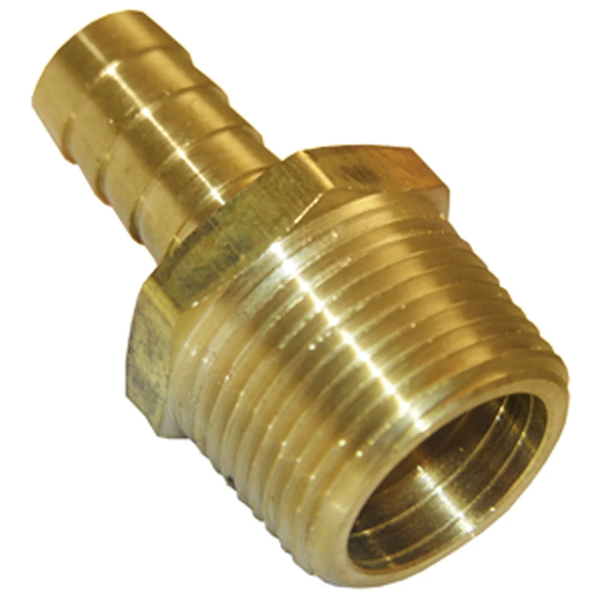 Soft Lasco 3 4 In. MPT x 3 8 In. Brass Hose Barb Adapter Trendy