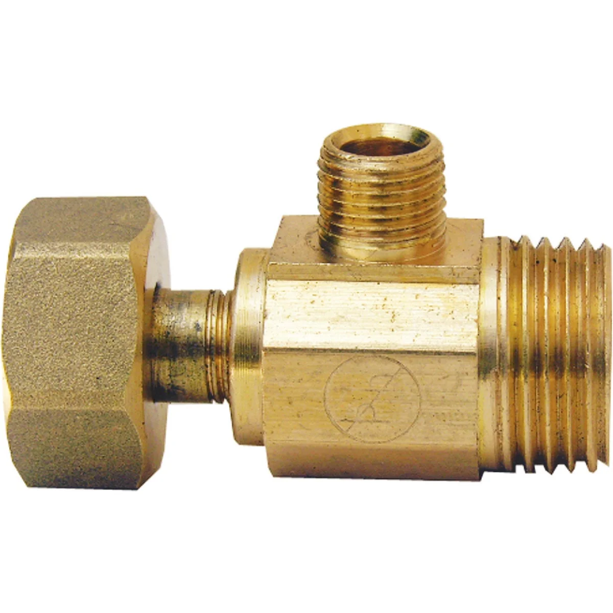 Versatile Lasco 1 2 In. IP Inlet x 1 2 In. IP Outlet x 1 4 In. C Outlet Brass Extender Tee Fashionable