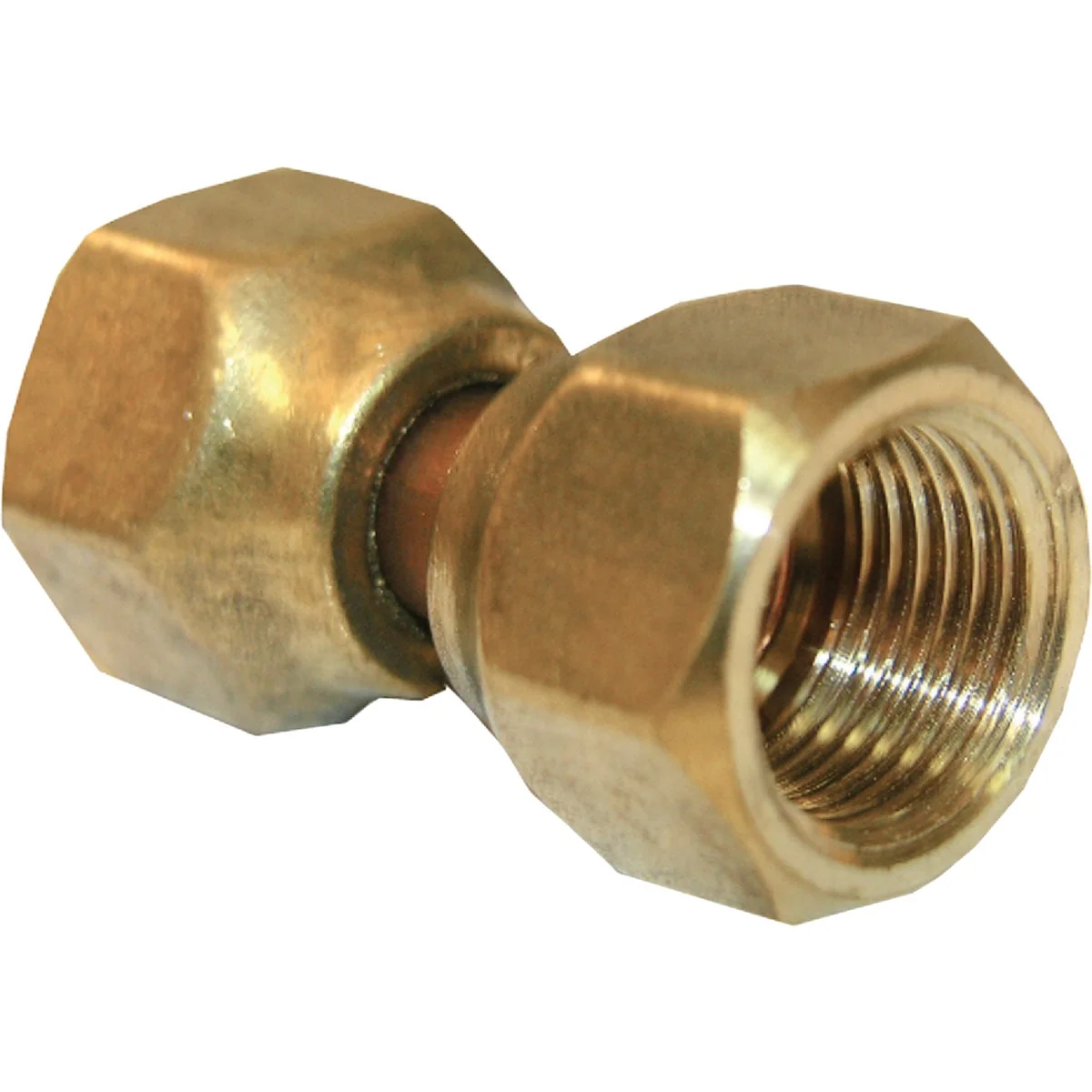 Authentic Lasco 3 8 In. Brass Flare Swivel Union Solid