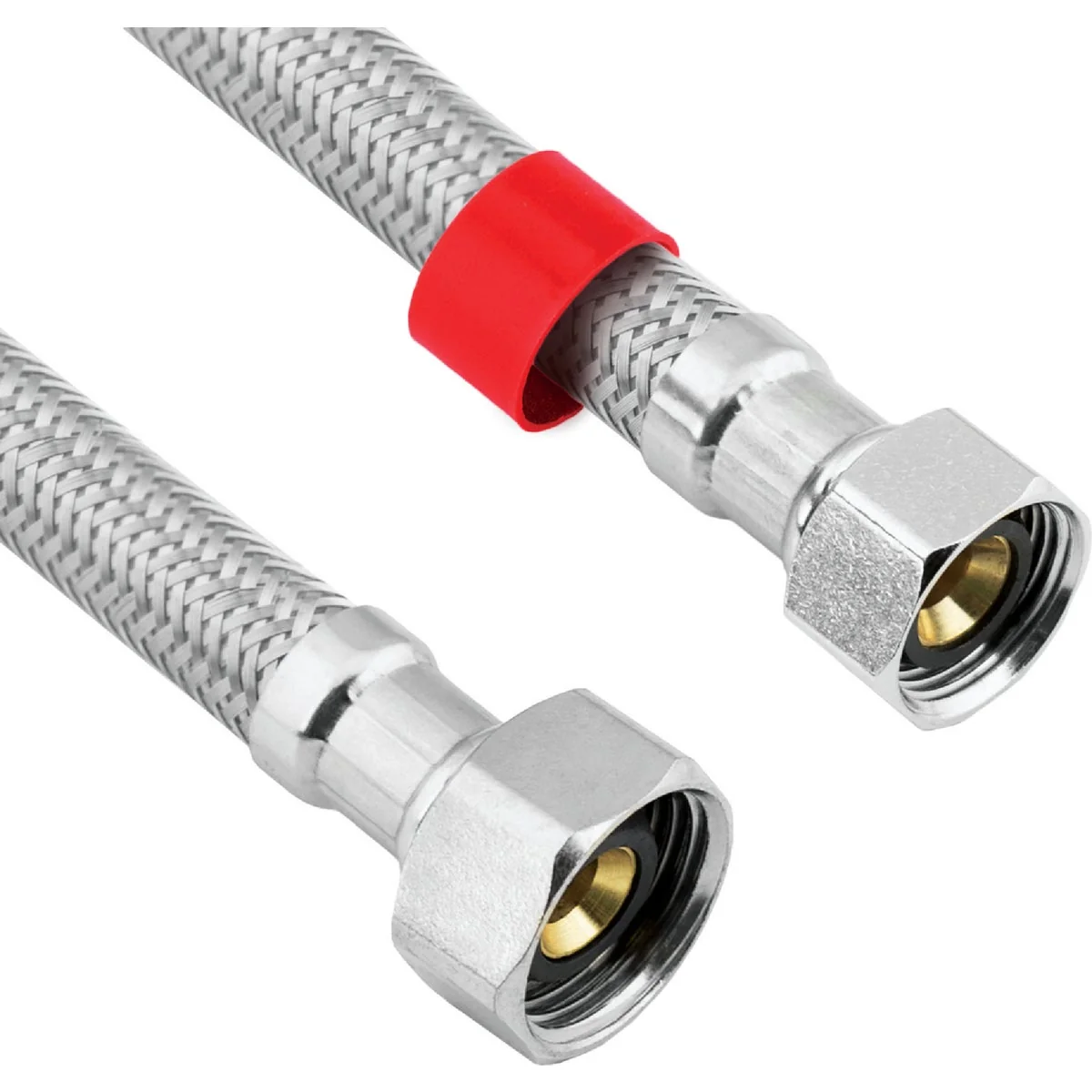 Effective Lasco 1 2 In. C x 1 2 In. FIP x 12 In. L Stainless Steel Braided Supply Faucet Connector Outstanding