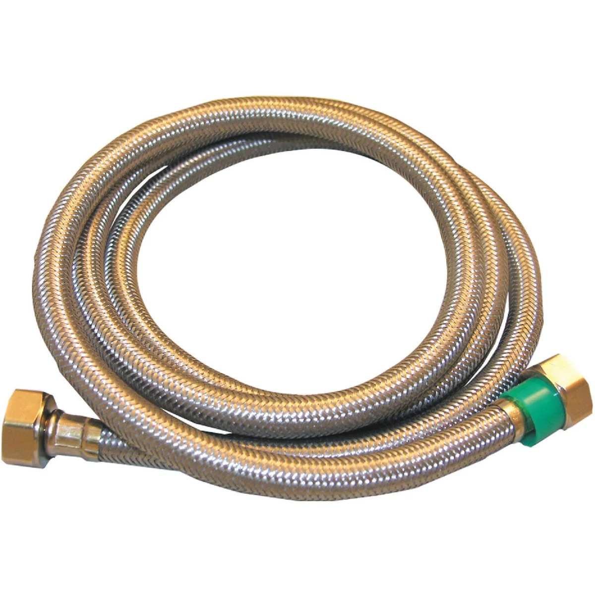 Exceptional Lasco 1 2 In. IPS x 1 2 In. IPS x 48 In. L Braided Stainless Steel Flex Line Faucet Connector Selected