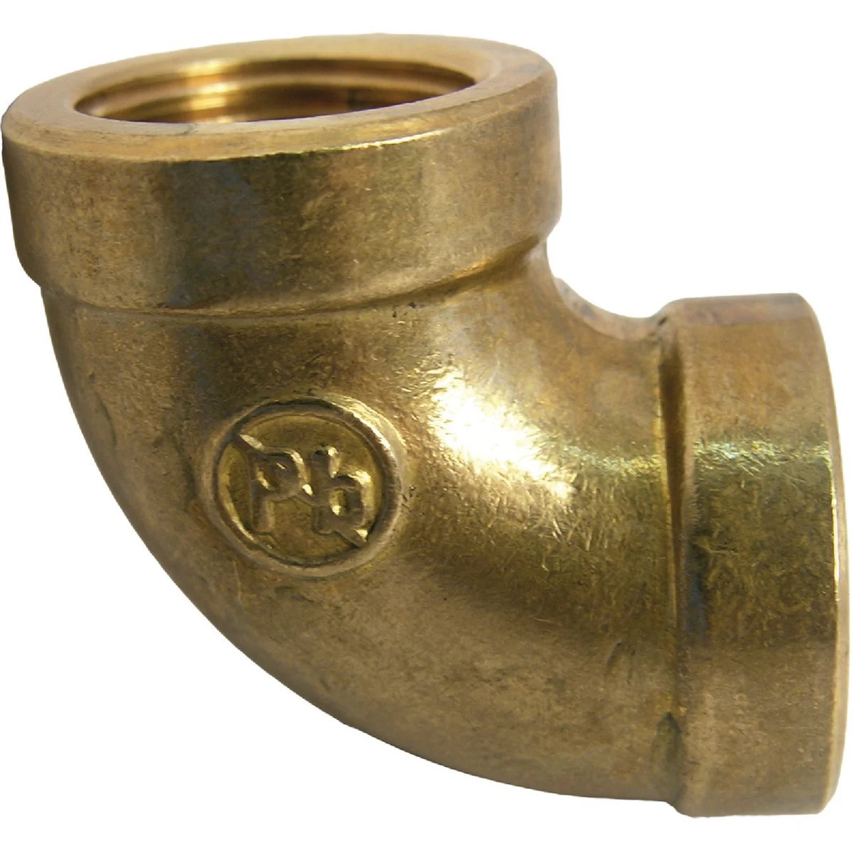 Stylish Lasco 1 2 In. FPT X 1 2 In. FPT 90 Deg. Brass Elbow 1 4 Bend Original