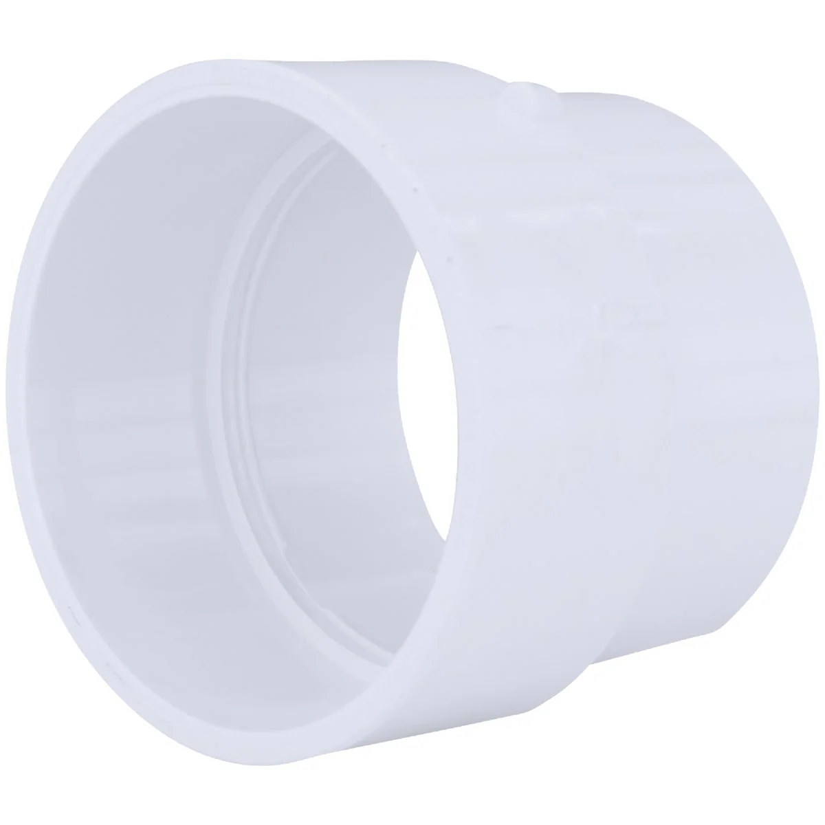 Specialty Charlotte Pipe 4 In. Hub x 4 In. Hub Schedule 40 DWV PVC Adapter Coupling Durable