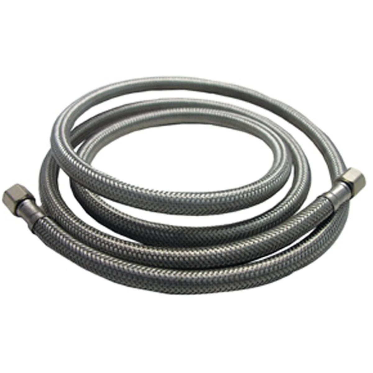 Clean Lasco 1 4 In. x 1 4 In. x 12 In. Length Braided Supply Ice Maker Connector Hose Classic