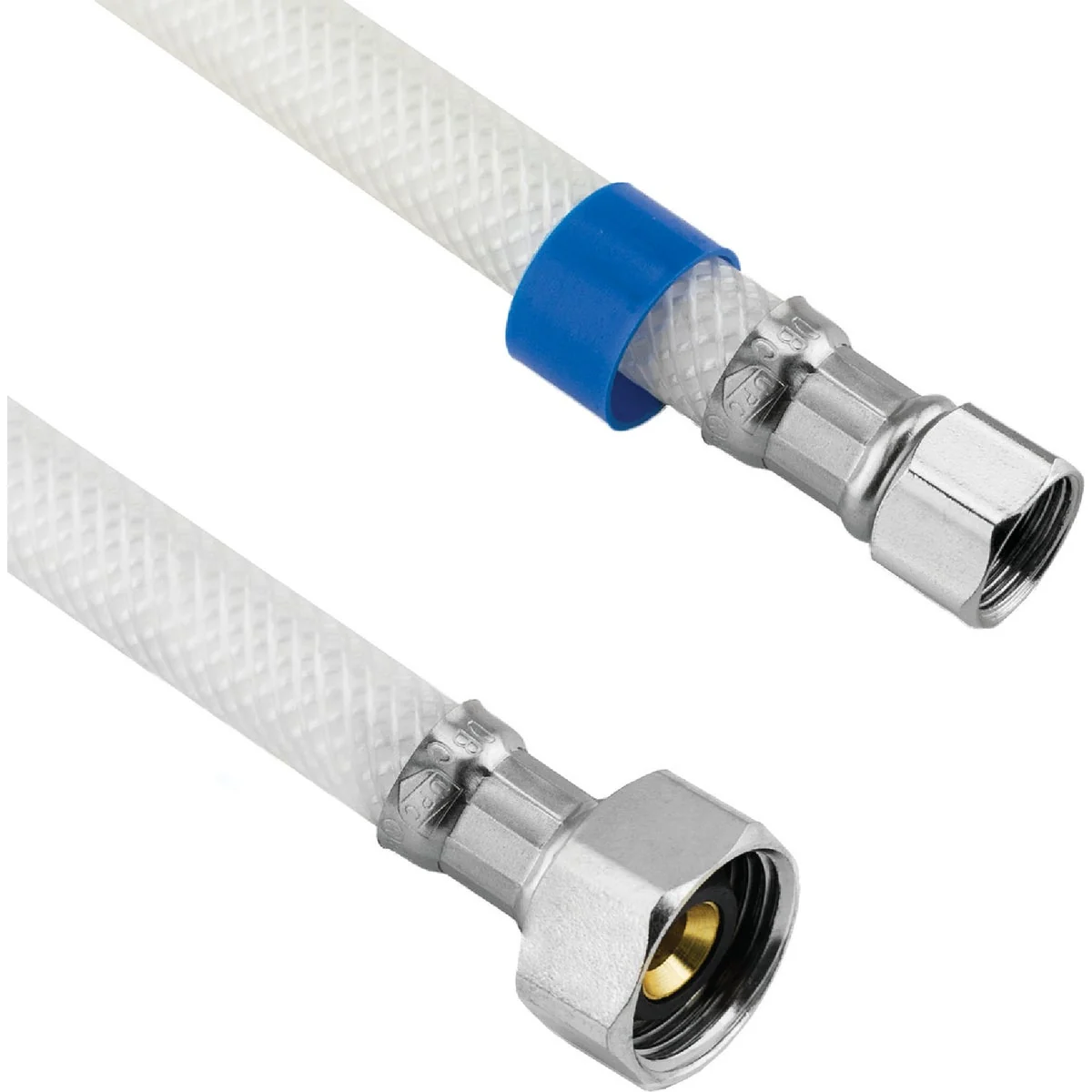 Artisan Lasco 3 8 In. C x 1 2 In. FIP x 20 In. L Braided Poly Vinyl Faucet Connector Reusable