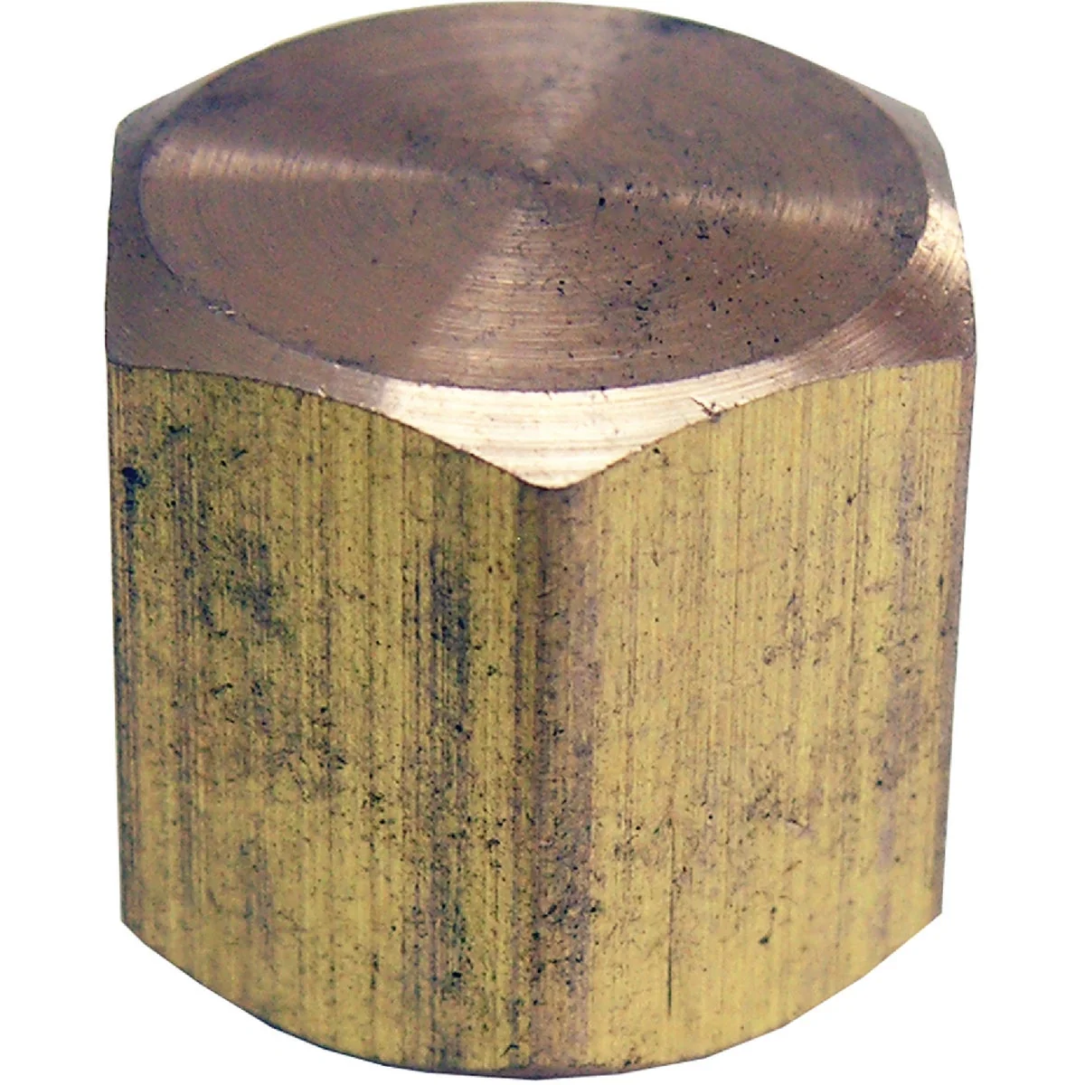 Easy-to-Use Lasco 1 8 In. Red Brass Threaded Pipe Cap Smooth