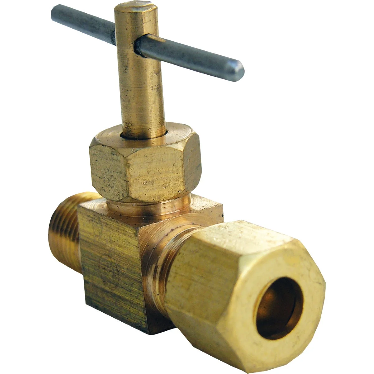 Detailed Lasco 1 4 In. C x 1 8 In. MIP Brass Straight Needle Valve Top-Quality