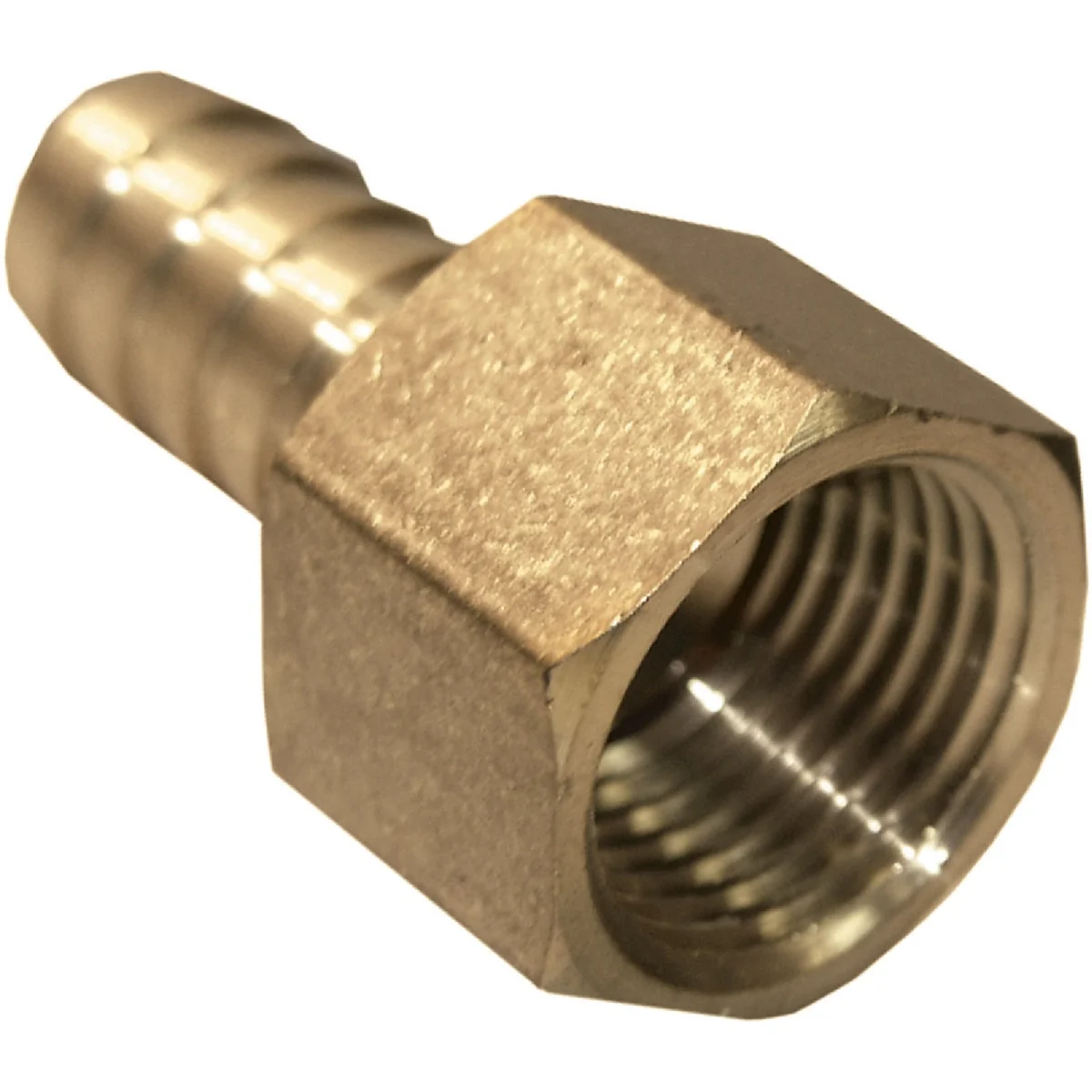 Versatile Lasco 1 2 In. FPT x 1 2 In. Brass Hose Barb Adapter Solid