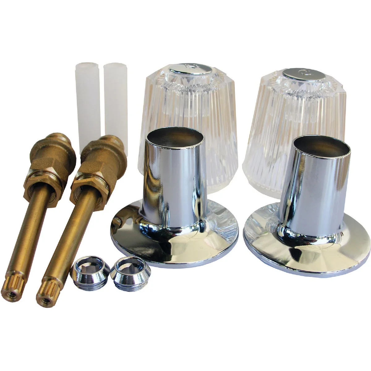 Solid Lasco Price Pfister 2-Valve Round Clear Tub Shower Handle Kit Casual