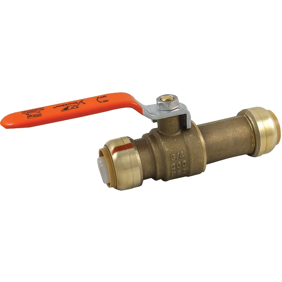 Fashionable SharkBite 3 4 In. Brass Push-Fit Slip Ball Valve Safe