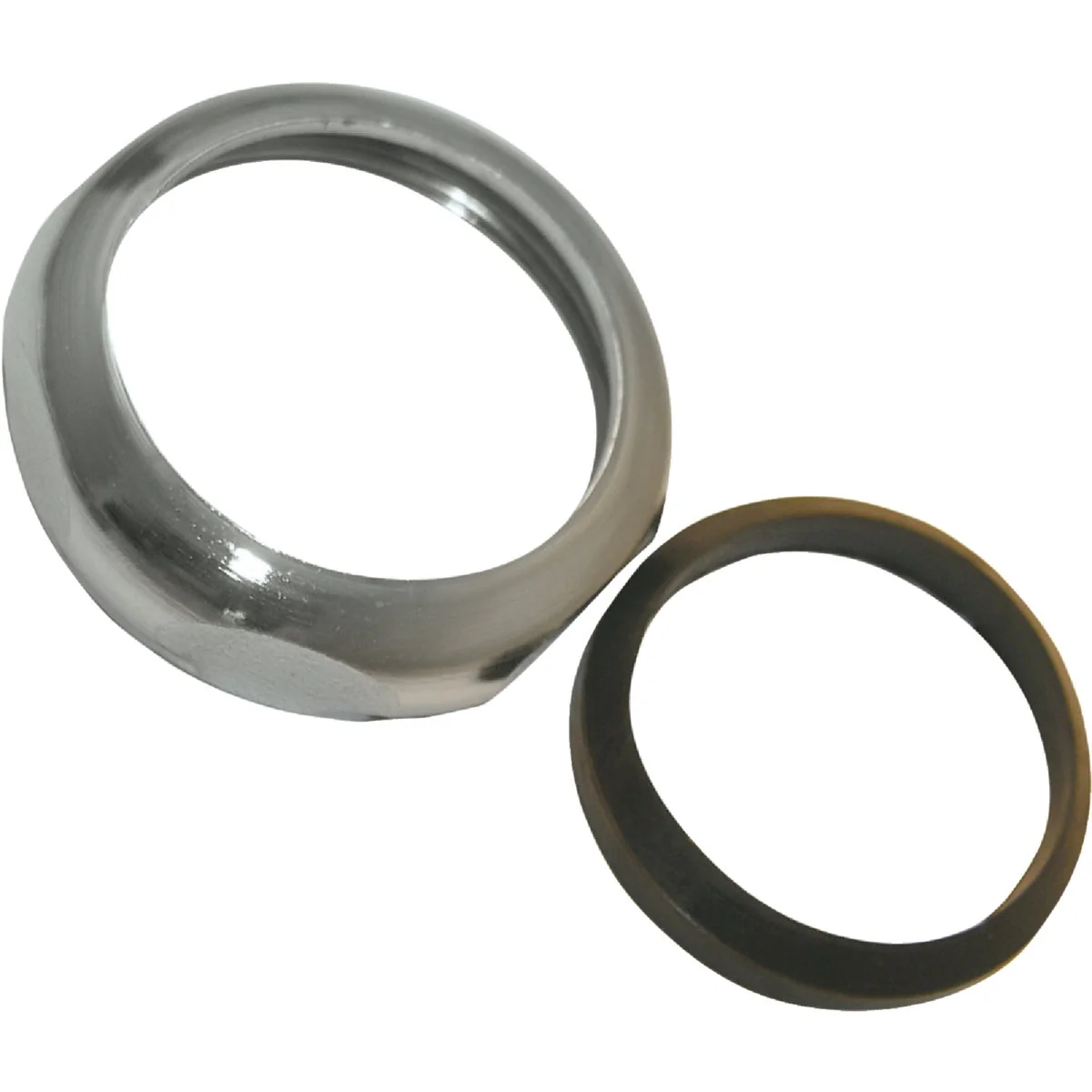 High-Quality Lasco 1-1 2 In. x 1-1 2 In. Chrome Plated Slip Joint Nut and Washer Modern