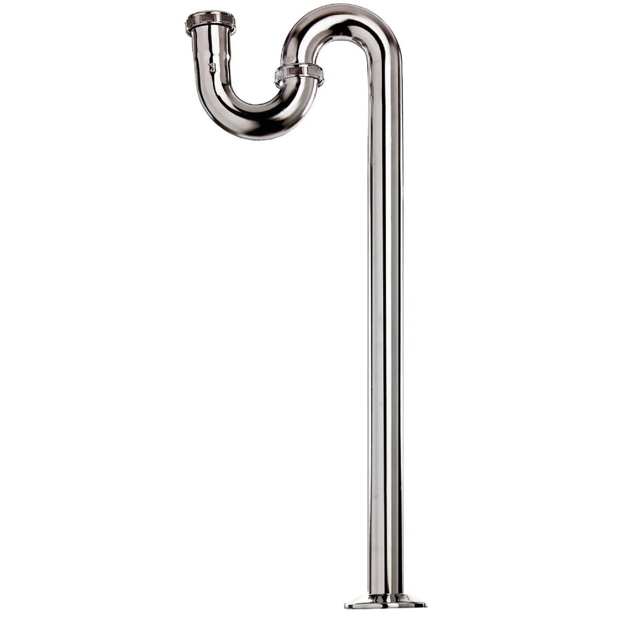 Superior Do it 1-1 2 In. x 20-1 2 In. Chrome-Plated S-Trap Contemporary
