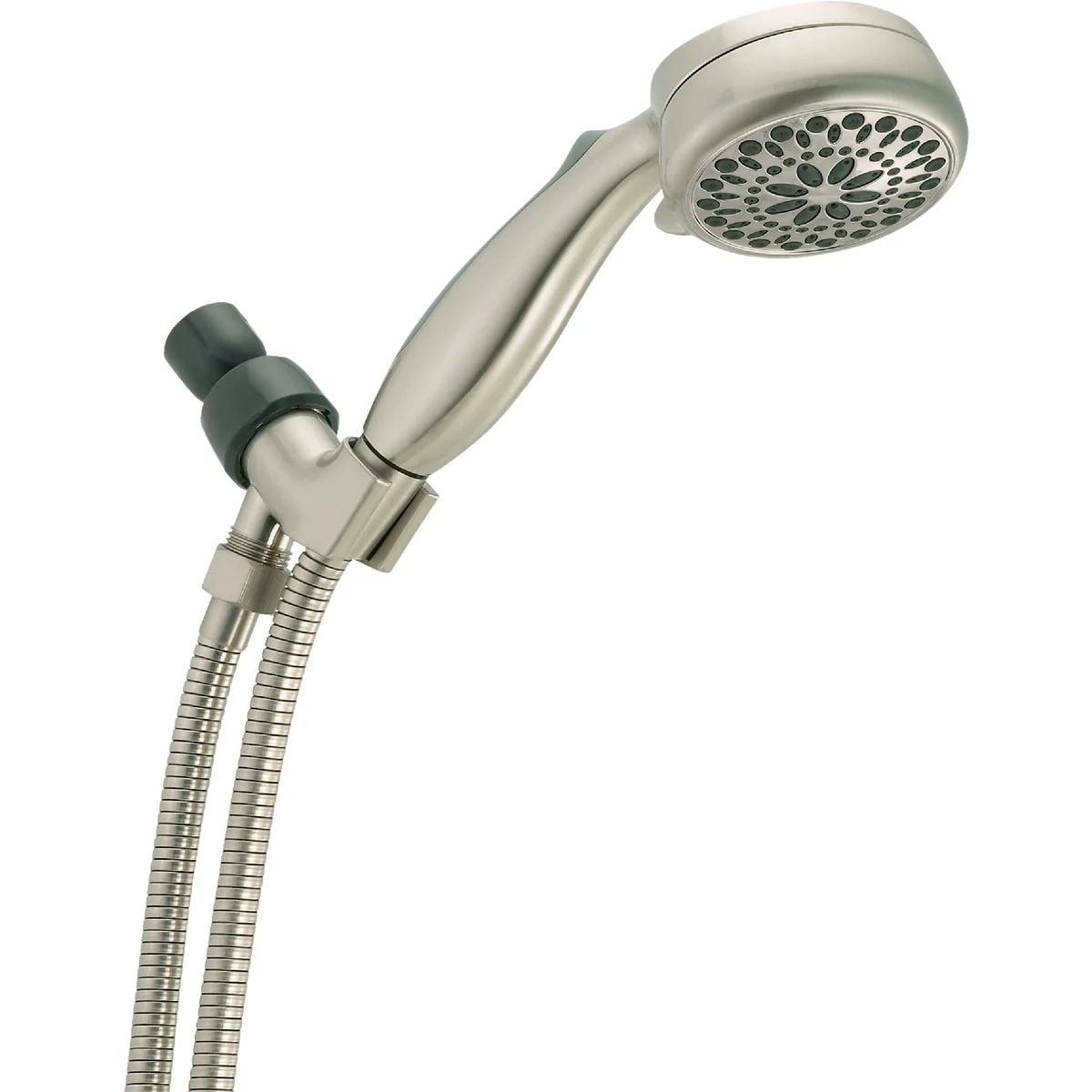 Outstanding Delta 7-Spray 1.8 GPM Handheld Shower Brushed Nickel Responsible